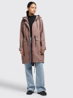 Khujo Jacken Parka Nanda Frauen Mauve -Khujo 02ba3a892460cfd4a710b56bc686b413