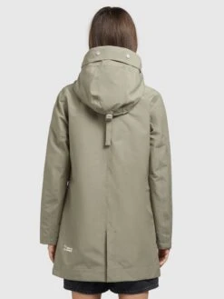 Khujo Übergangsmäntel Übergangsparka Artisa Frauen Grau / Grün -Khujo 03116c1772e1d3f76f57b569642cef7c