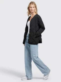 Khujo Übergangsjacken Übergangsjacke Yuna Frauen Schwarz -Khujo 06612cf063dbe7646581081477f9eae3