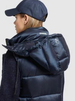 Khujo Westen Weste Tourin Frauen Navy -Khujo 092c0d73916efa49b1804f63e823d9b5