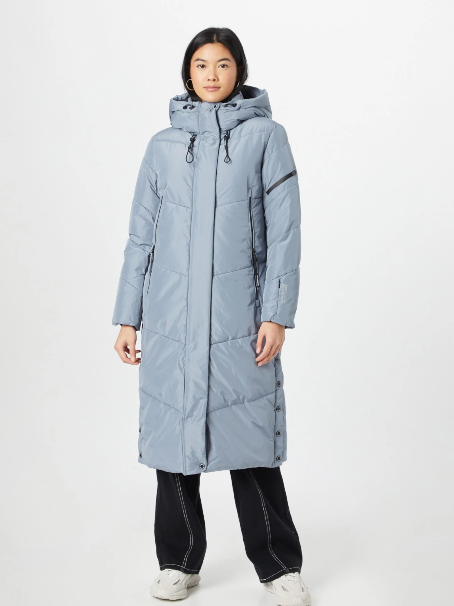 Khujo Wintermäntel Mantel Sonje Frauen Hellblau 4 Khujo Wintermäntel Mantel Sonje Frauen Hellblau – Bild 2