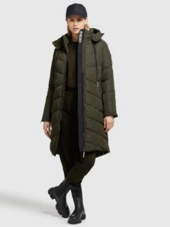 Khujo Wintermäntel Mantel Huba Frauen Dunkelgrün -Khujo 09c4419023d3e0a5a4c134b88459244d