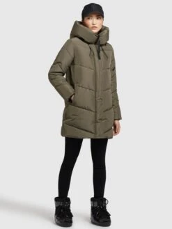 Khujo Winterjacken Winterjacke Jordis Frauen Khaki -Khujo 0e219d8d0dc6364116d24b00d170a0d7