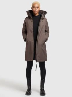 Khujo Übergangsmäntel Jacke Lisad Frauen Mokka -Khujo 0fdd8139824c6fded2a79a54f9c8048d