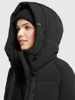 Khujo Kurzmäntel Mantel Wente Frauen Schwarz -Khujo 107b10deef56333ffcc4ea0a177ca73e