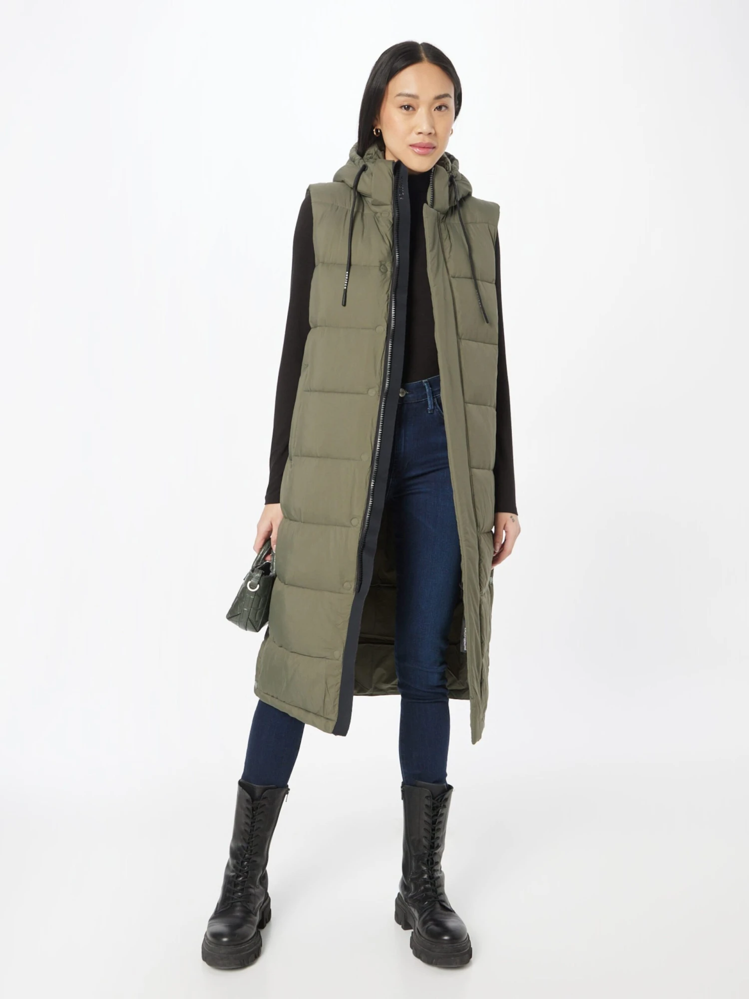 Khujo Westen Weste Tourin Frauen Khaki 6 Khujo Westen Weste Tourin Frauen Khaki – Bild 4