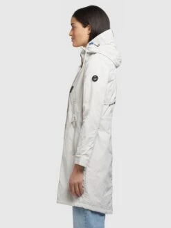 Khujo Übergangsjacken Parka ADDA Frauen Offwhite -Khujo 1213e715fa7e392576a8a853865855e5