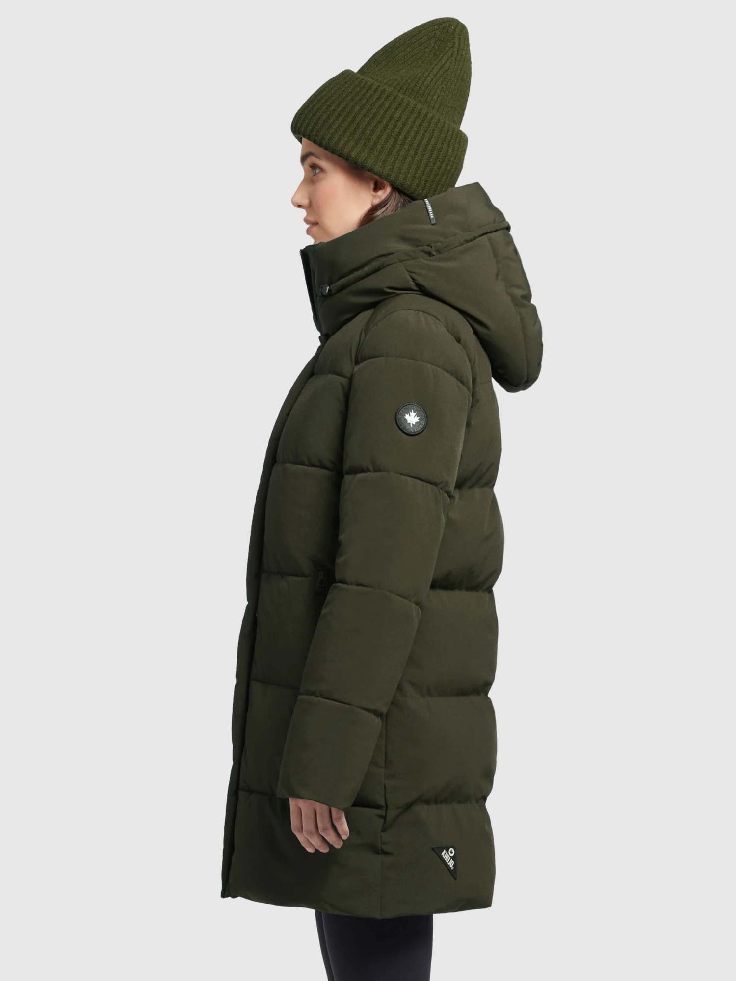 Khujo Kurzmäntel Mantel Wente Frauen Khaki 7 Khujo Kurzmäntel Mantel Wente Frauen Khaki – Bild 5