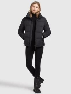 Khujo Winterjacken Jacke Blondie Matt Frauen Schwarz -Khujo 1b111fd2581d8529b2ac8b25603ea069
