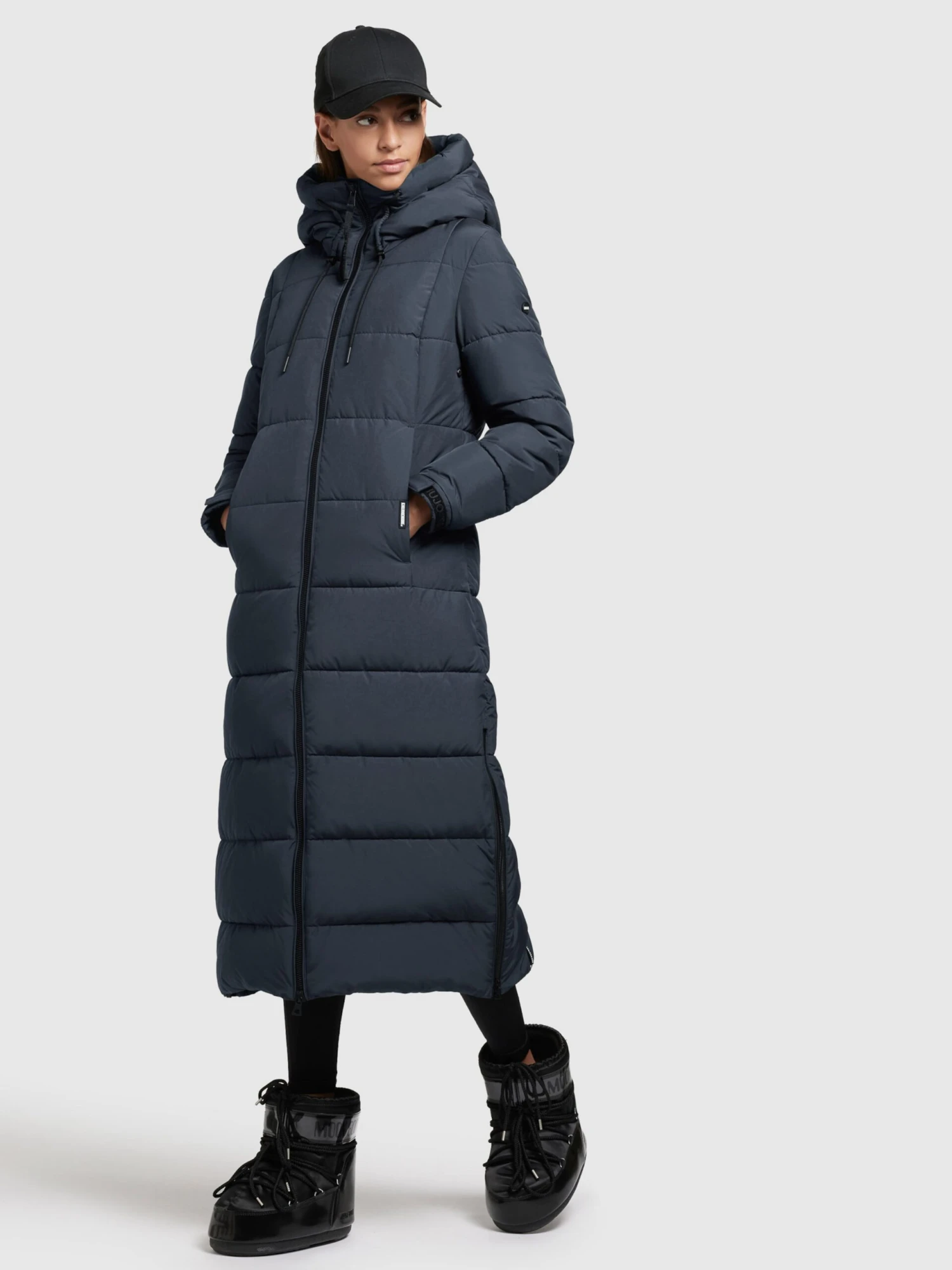 Khujo Wintermäntel Mantel Deria Frauen Dunkelblau 5 Khujo Wintermäntel Mantel Deria Frauen Dunkelblau – Bild 3