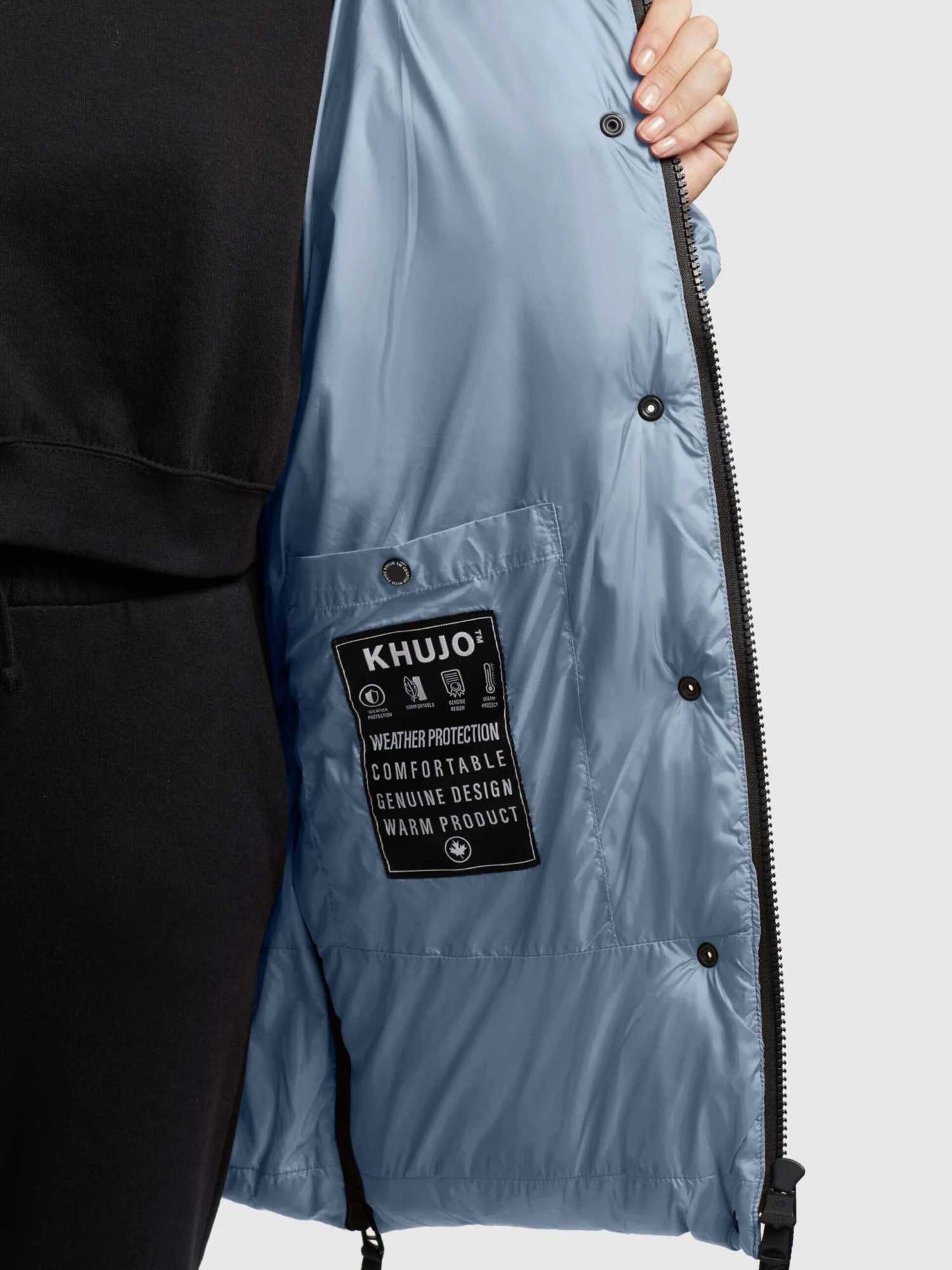 Khujo Winterjacken Jacke Franee Frauen Hellblau 10 Khujo Winterjacken Jacke Franee Frauen Hellblau – Bild 8