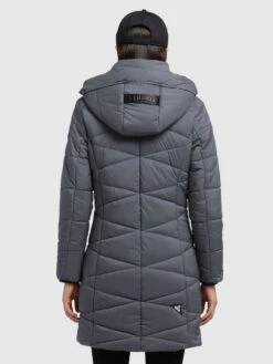 Khujo Übergangsmäntel Mantel Fitt Light Frauen Dunkelgrau -Khujo 210aba56df1f2d8af95c22bcd5915e67