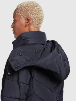 Khujo Kurzmäntel Wintermantel Cups Frauen Marine -Khujo 22116d1b6da4b58c66e48844280d9879