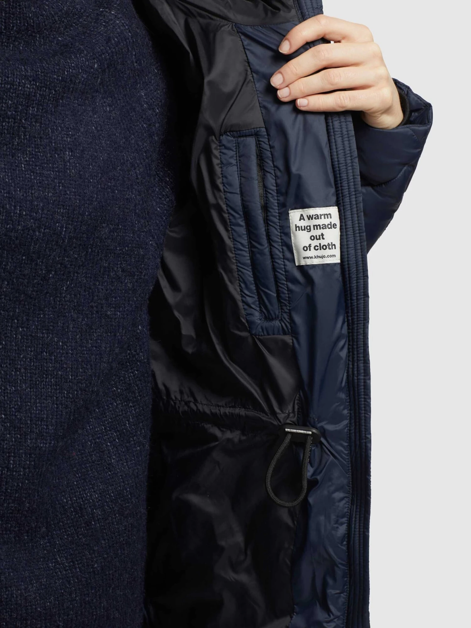 Khujo Wintermäntel Mantel LENNJA Frauen Marine 10 Khujo Wintermäntel Mantel LENNJA Frauen Marine – Bild 8