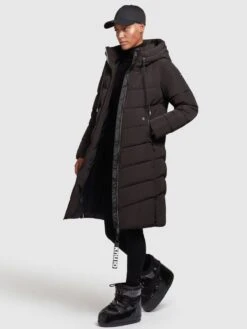 Khujo Wintermäntel Wintermantel Ayleena Frauen Schwarz -Khujo 229bb743f0571eccd2cf19f56c9a913c