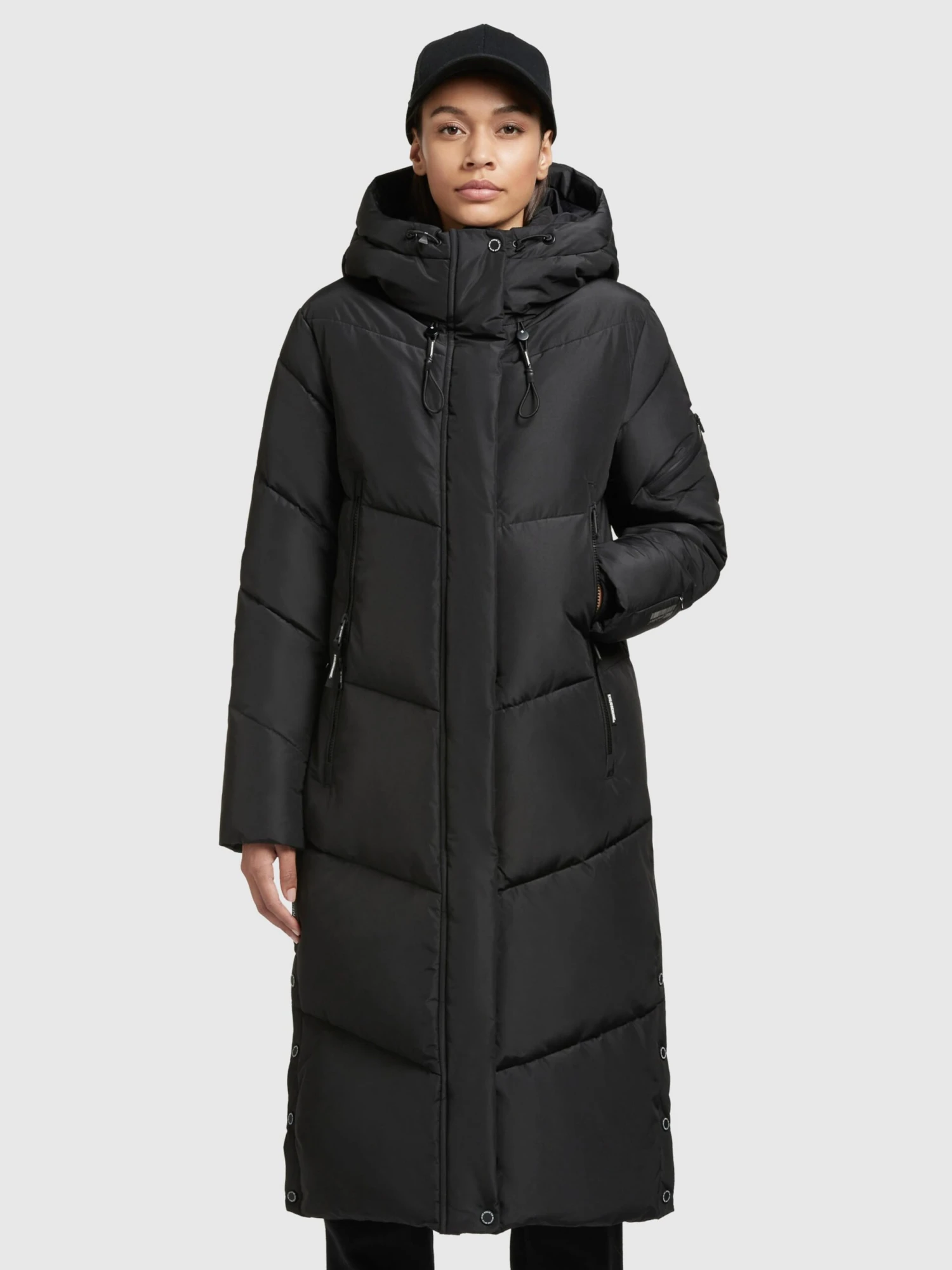 Khujo Übergangsmäntel Mantel Sonje3 Frauen Schwarz 4 Khujo Übergangsmäntel Mantel Sonje3 Frauen Schwarz – Bild 2