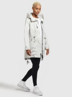 Khujo Jacken Parka Dayes Frauen Offwhite -Khujo 24b125c1985323caebdb389c39656691