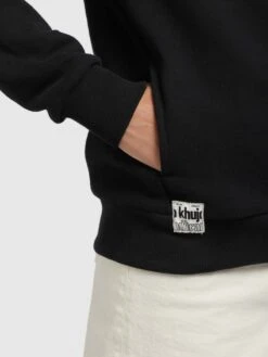 Khujo Hoodies Sweatshirt Karima Frauen Schwarz -Khujo 25f019dc1a731e58fb118a14941fee71