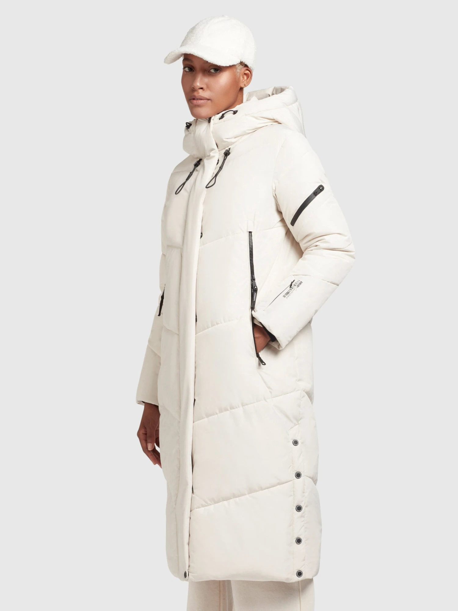 Khujo Wintermäntel Mantel Sonje 4 Frauen Offwhite 7 Khujo Wintermäntel Mantel Sonje 4 Frauen Offwhite – Bild 5