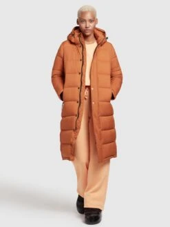 Khujo Wintermäntel Wintermantel Corinna Frauen Cognac -Khujo 26639f8fd63964382655debe3a6d5880