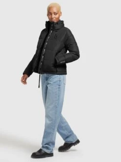 Khujo Winterjacken Jacke Tuba Frauen Schwarz -Khujo 26681c8fd8c45da14b51c02d71adf14e