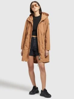 Khujo Übergangsjacken Mantel ADDA Frauen Beige -Khujo 2720215d651546fd99ad29d8878bd964