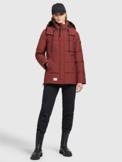 Khujo Winterjacken Jacke Eunice Frauen Rostrot -Khujo 282aa9faa8b5488b1f312bd5aa71e934