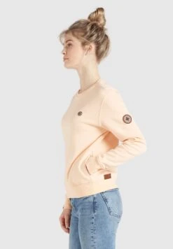 Khujo Sweatshirts Sweatshirt Lisel Frauen Apricot -Khujo 285353adf4bc7eaf341d77743b261dd3