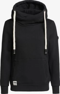 Khujo Hoodies Sweatshirt Rhabea Frauen Schwarz