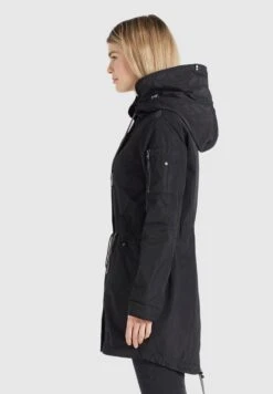 Khujo Parka Mantel Catharina Frauen Schwarz -Khujo 2c416d32737cbcf80dece21aeffbb7f2