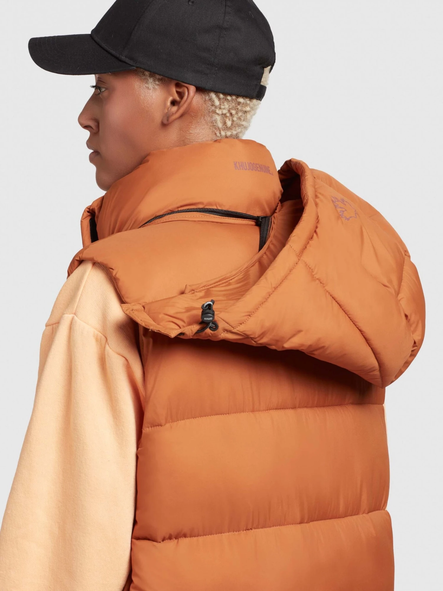 Khujo Westen Weste Magneta Frauen Orange 10 Khujo Westen Weste Magneta Frauen Orange – Bild 8