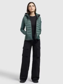Khujo Outdoorjacken Funktionsjacke Ghita Frauen Dunkelgrün -Khujo 2f91f12e4f01d90b8ca13f40a4092fae