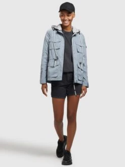 Khujo Übergangsjacken Jacke FLAMES Frauen Hellblau -Khujo 308e8067b8252825da4dd455dece3189