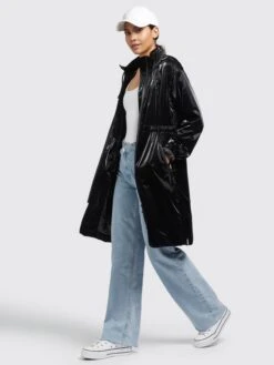 Khujo Übergangsmäntel Übergangsmantel Marthe Frauen Schwarz -Khujo 317819f160ada3dc9f12e5877320de4d