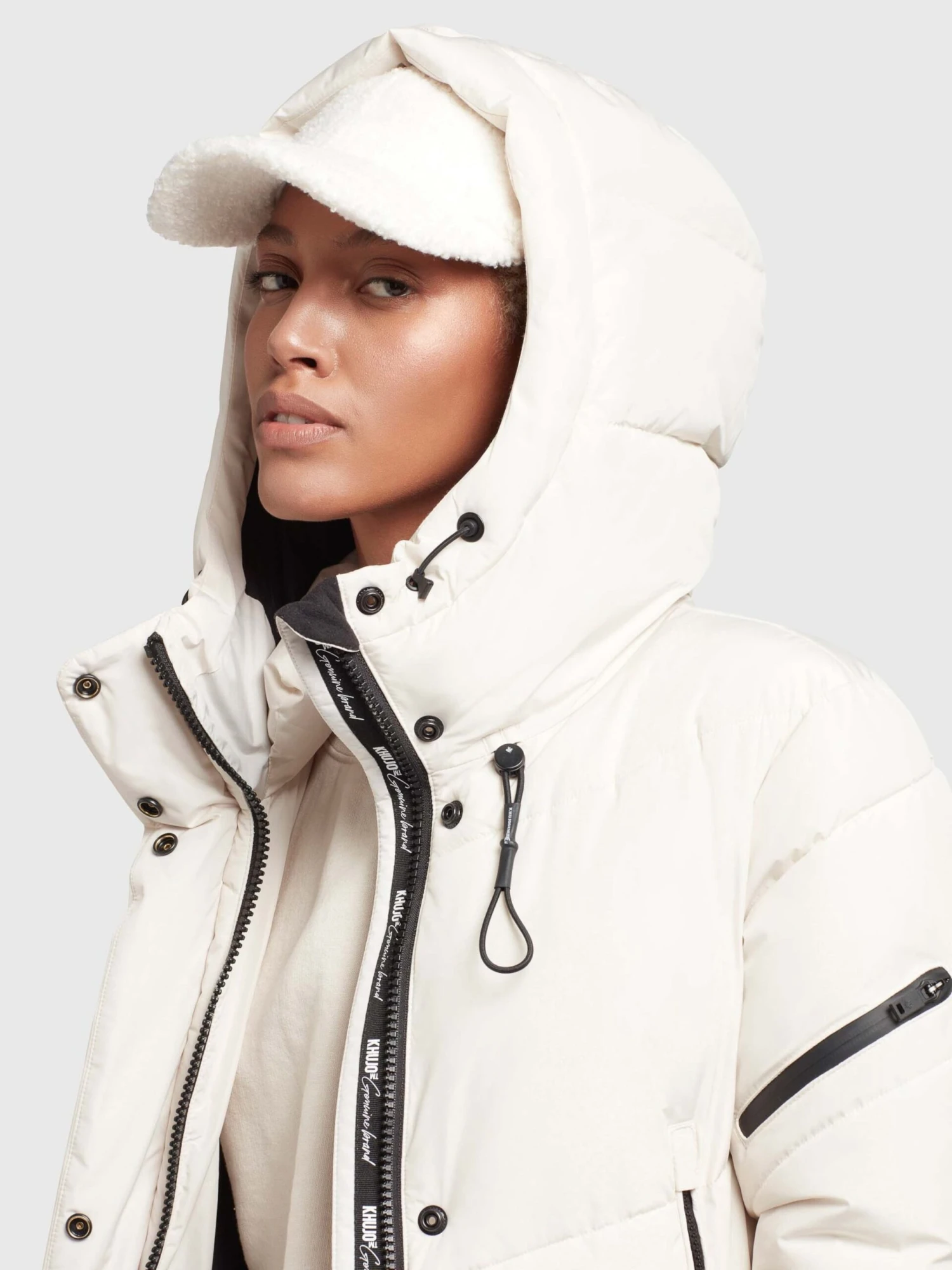Khujo Wintermäntel Mantel Sonje 4 Frauen Offwhite 9 Khujo Wintermäntel Mantel Sonje 4 Frauen Offwhite – Bild 7