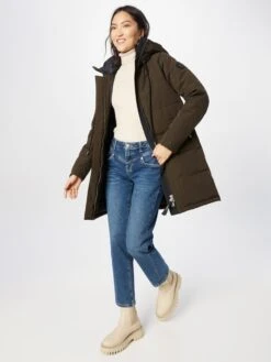 Khujo Wintermäntel Mantel Cloren Frauen Oliv -Khujo 35315ad2c97d28a319682e9c3e8ebb20