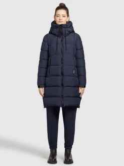 Khujo Wintermäntel Mantel Youma Frauen Navy -Khujo 3685efe77dedc2b24882455c9a0270ef