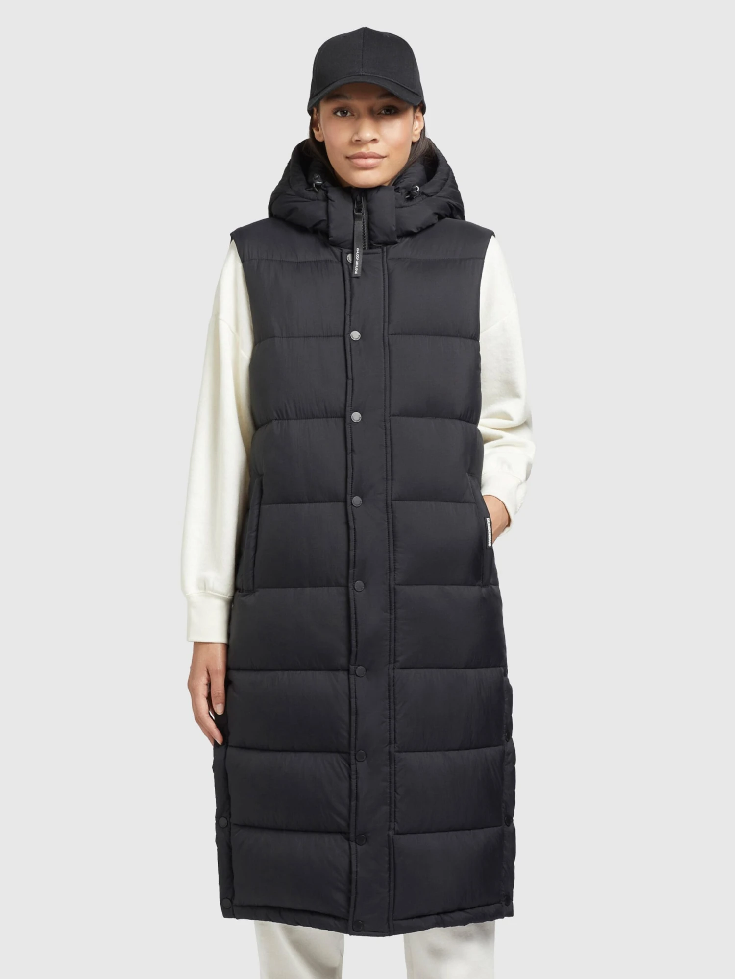 Khujo Westen Weste Magneta Frauen Schwarz 4 Khujo Westen Weste Magneta Frauen Schwarz – Bild 2