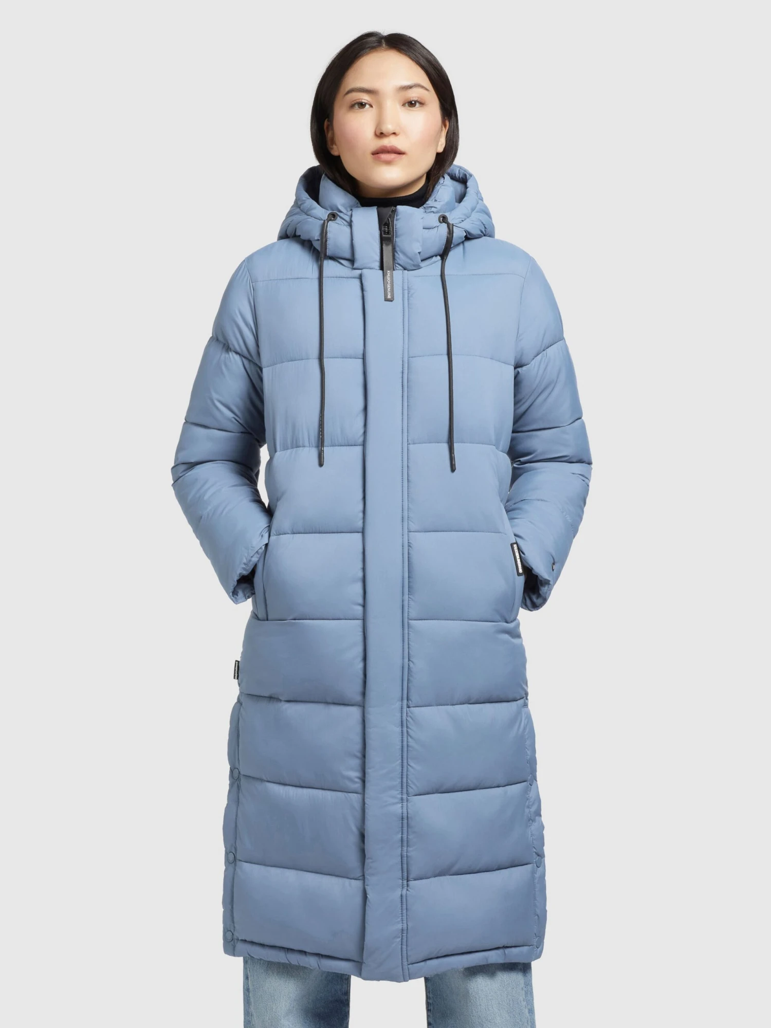 Khujo Wintermäntel Mantel Julina Frauen Hellblau 4 Khujo Wintermäntel Mantel Julina Frauen Hellblau – Bild 2