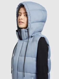 Khujo Westen Weste Eden Frauen Hellblau 16 Khujo Westen Weste Eden Frauen Hellblau -Khujo 3b399bb52555572214a9990a6c059b67