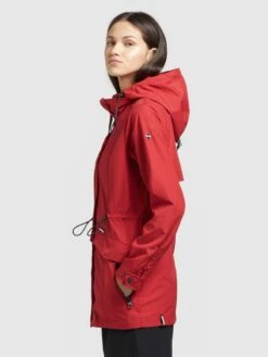 Khujo Parka Übergangsjacke FELINA Frauen Rot -Khujo 3fb7c7b1e82fd1683b87a79e3d371702
