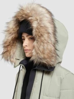 Khujo Wintermäntel Mantel LOLL Frauen Pastellgrün -Khujo 442b5ba70818fd789e85cd49aaecd65b