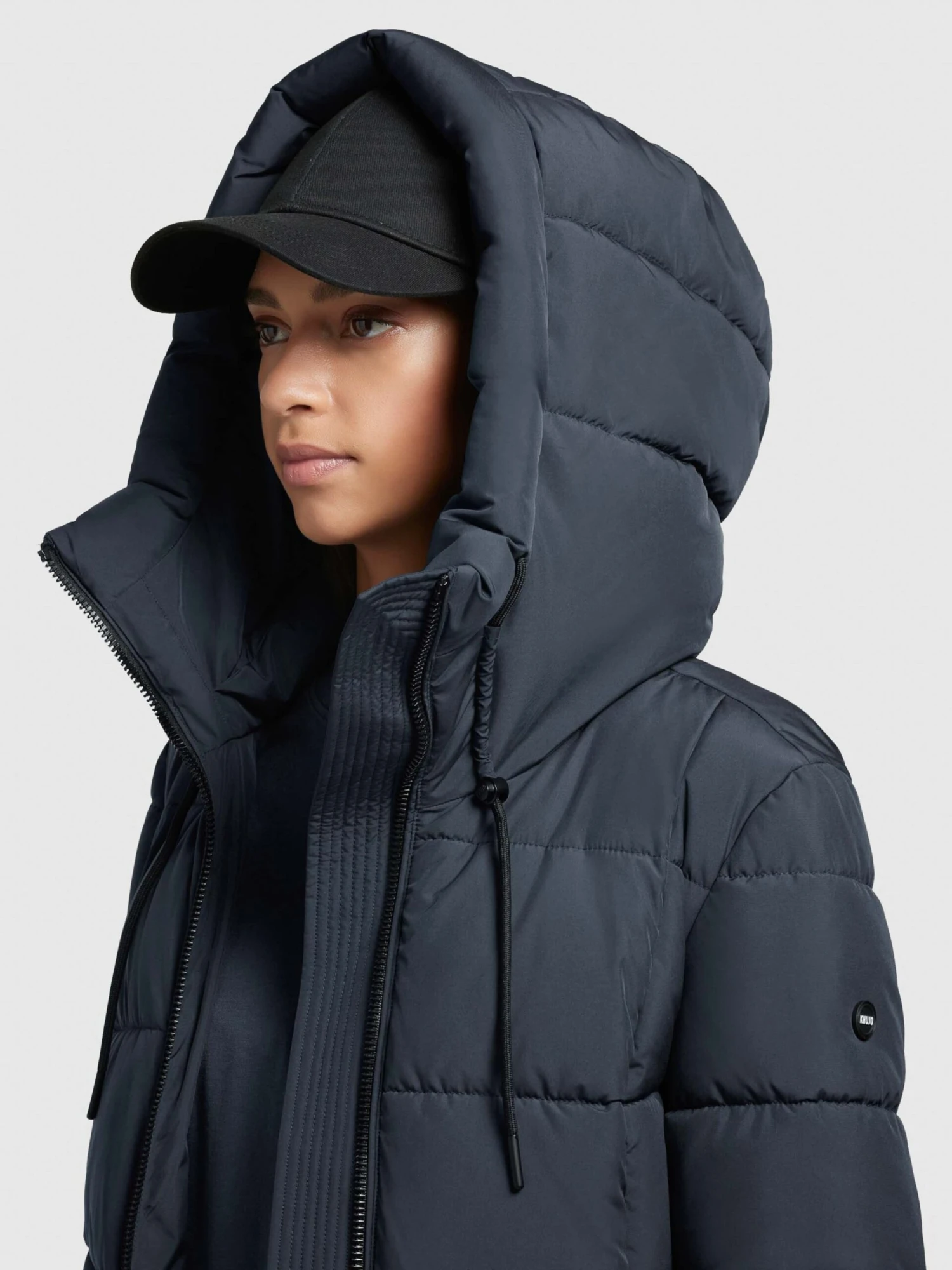 Khujo Wintermäntel Mantel Deria Frauen Dunkelblau 9 Khujo Wintermäntel Mantel Deria Frauen Dunkelblau – Bild 7