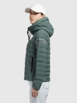 Khujo Übergangsjacken Übergangsjacke Lovina4 Matt Frauen Smaragd -Khujo 47b0311b5b5f3c0b43227d05fa059a86