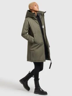 Khujo Übergangsmäntel Mantel LISAD Frauen Khaki -Khujo 4a0307c7c77e5be0eb39b63e6c318b2d