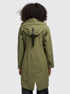 Khujo Parka Übergangsmantel Frauen Oliv -Khujo 4ab2e2a46a4d7a97569f805e0bc1c1d1