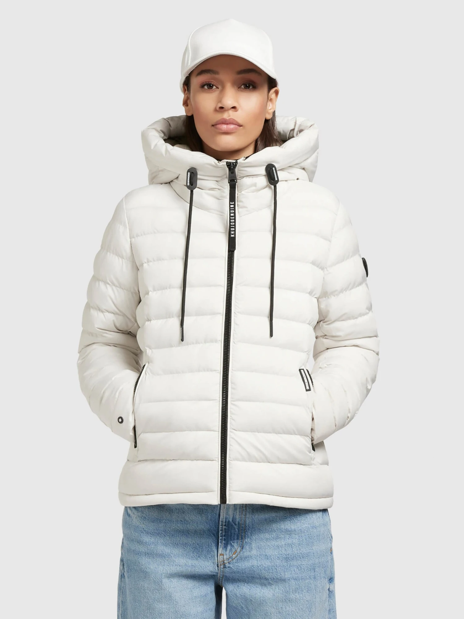 Khujo Übergangsjacken Jacke Lovina Frauen Weiß 4 Khujo Übergangsjacken Jacke Lovina Frauen Weiß – Bild 2