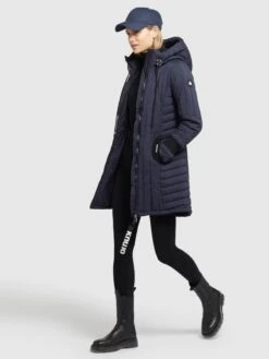 Khujo Winterjacken Jacke Jerry Frauen Navy -Khujo 4cabfd93d7152a654c968c48fb0a72be
