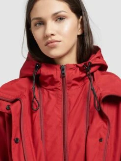 Khujo Parka Übergangsjacke FELINA Frauen Rot -Khujo 4f3440b8e3c7d0f57e7847040c519a54