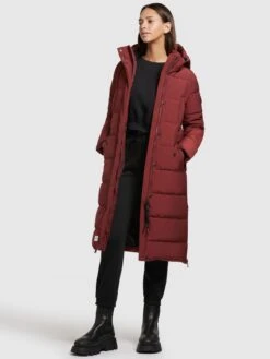 Khujo Wintermäntel Mantel Kleo Frauen Rot -Khujo 50821a9e52e340a8a5247c7a12a928d1